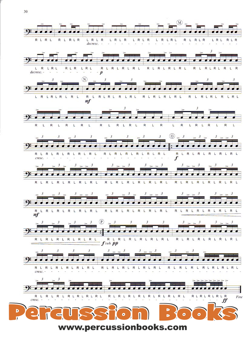 Snare Drum solos for Concert Performance Sample 3